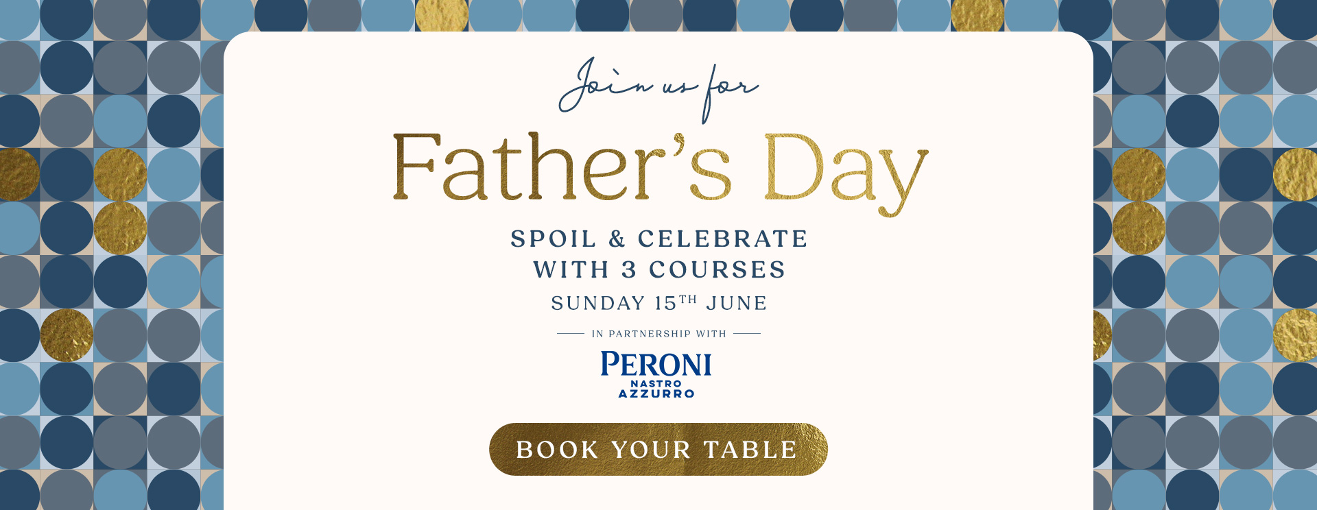 Father’s Day menu Godalming